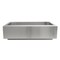 Nantucket Sinks Pro Series Single Bowl Undermount Stainless Steel Kitchen Sink with 9In. Apron Front EZApron33-9 - alternate 7